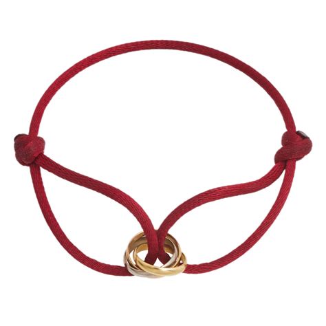 bracelet trinity cartier femme|trinity bracelet by cartier red.